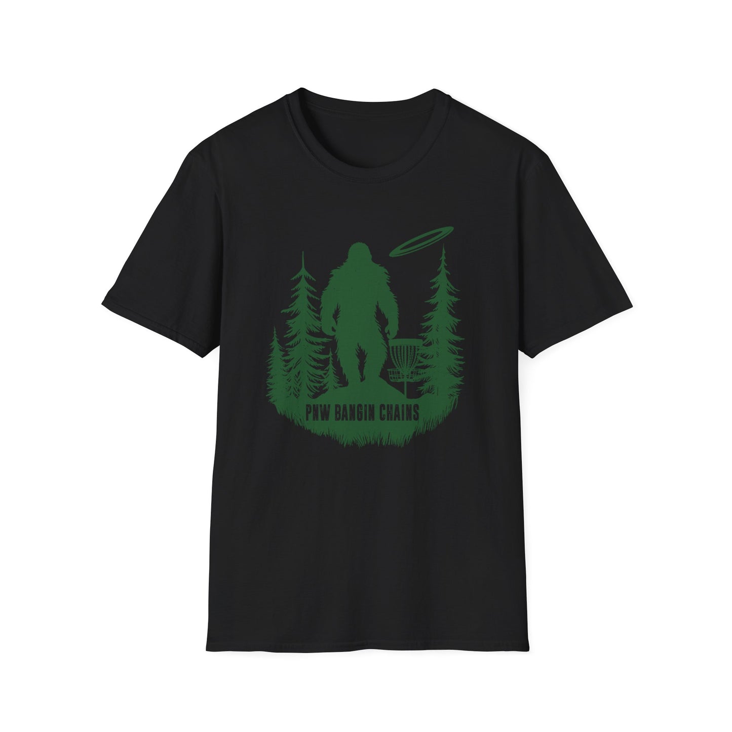 PNW BANGIN CHAINS - BIG FOOT Unisex Softstyle T-Shirt