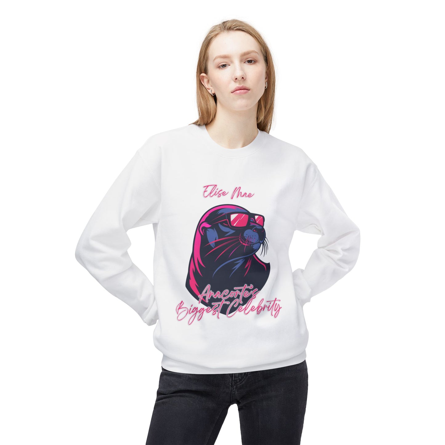 ELSIE MAE CELEBRITY Unisex Midweight Softstyle Fleece Crewneck Sweatshirt