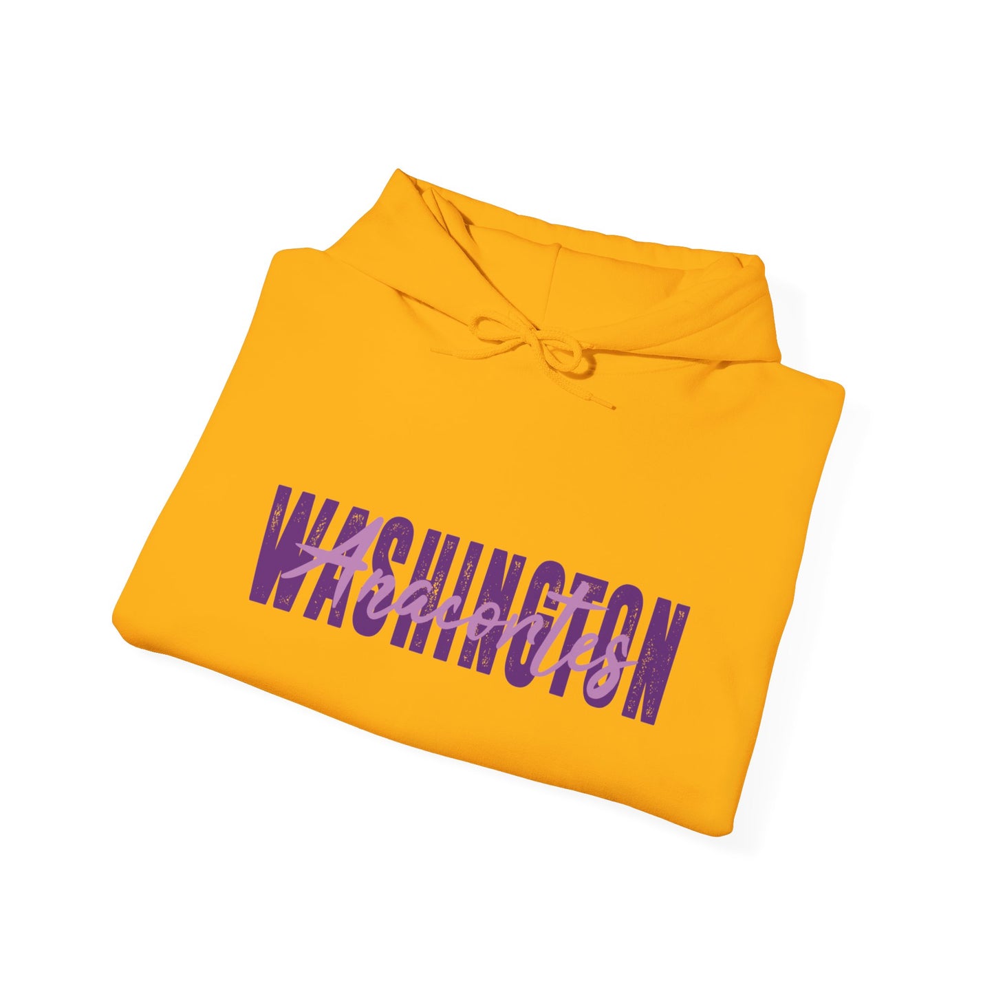 ANACORTES WASHINGTON TEXT Unisex Heavy Blend™ Hooded Sweatshirt