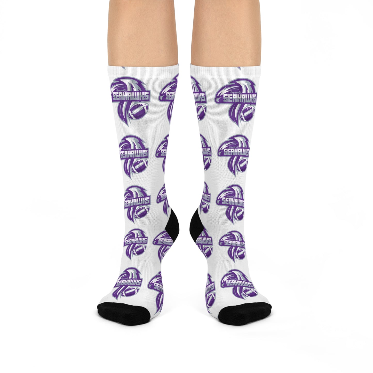 ANACORTES SEAHAWKS Cushioned Crew Socks
