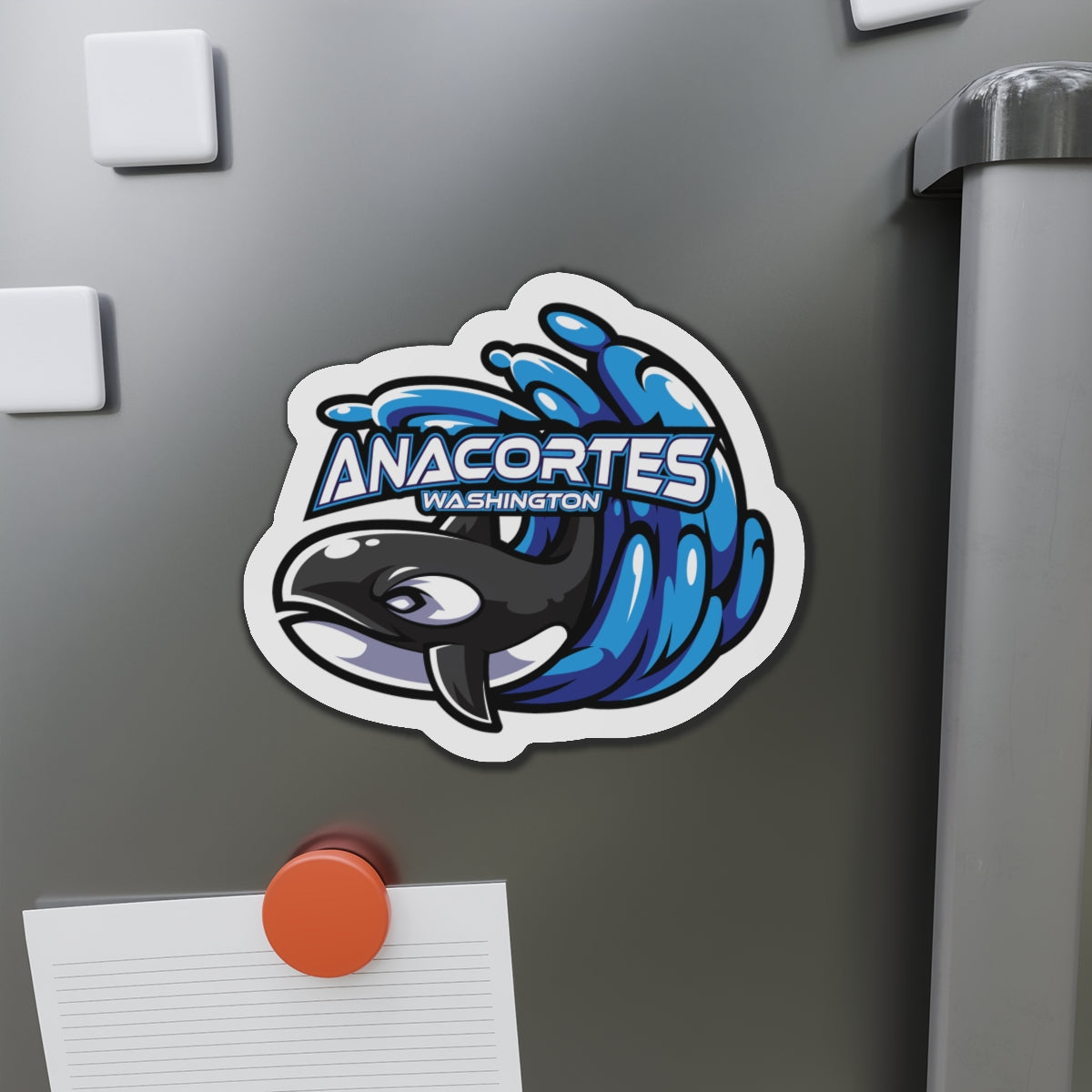 ANACORTES ORCA MASCOT Magnet
