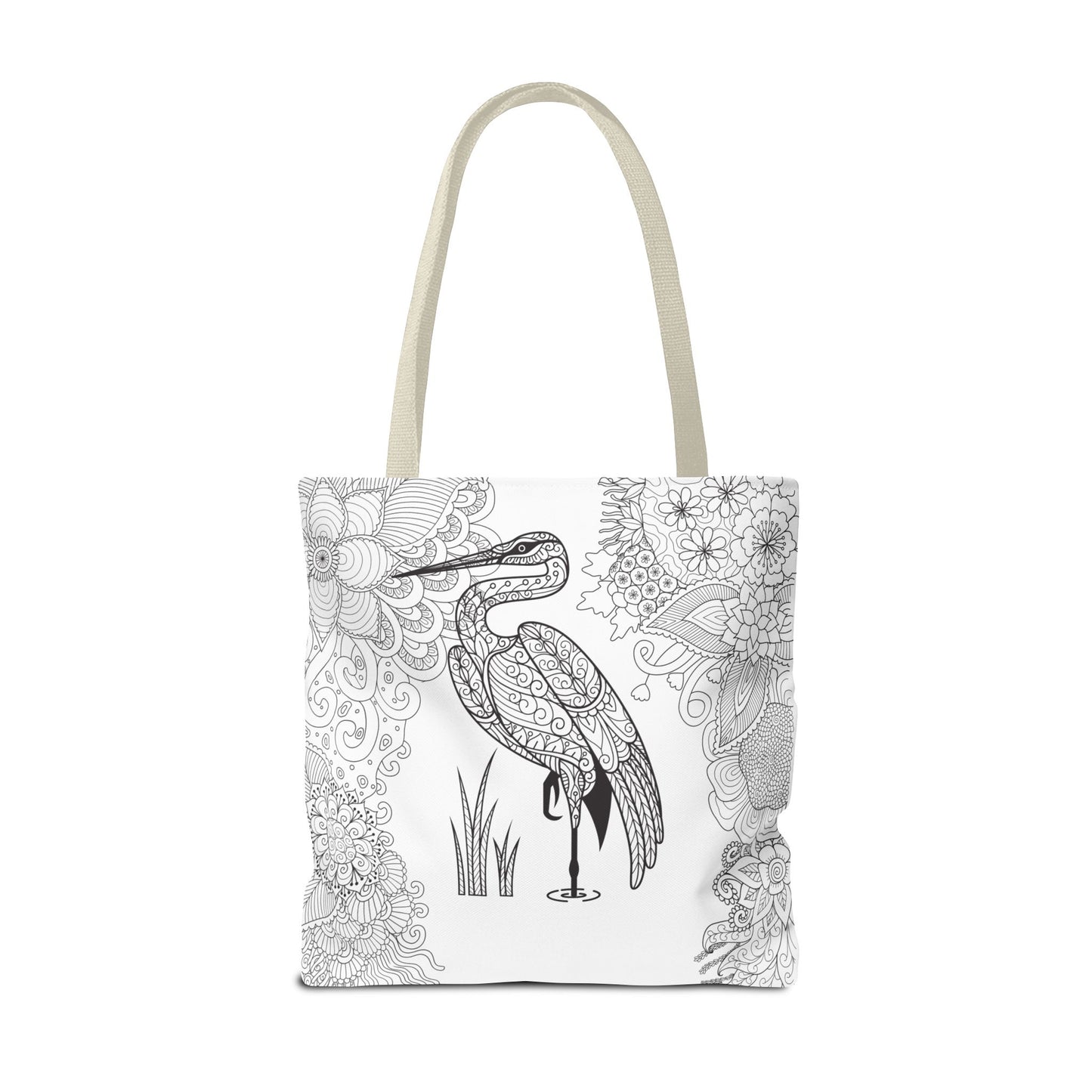 COLOR ME HERON Tote Bag