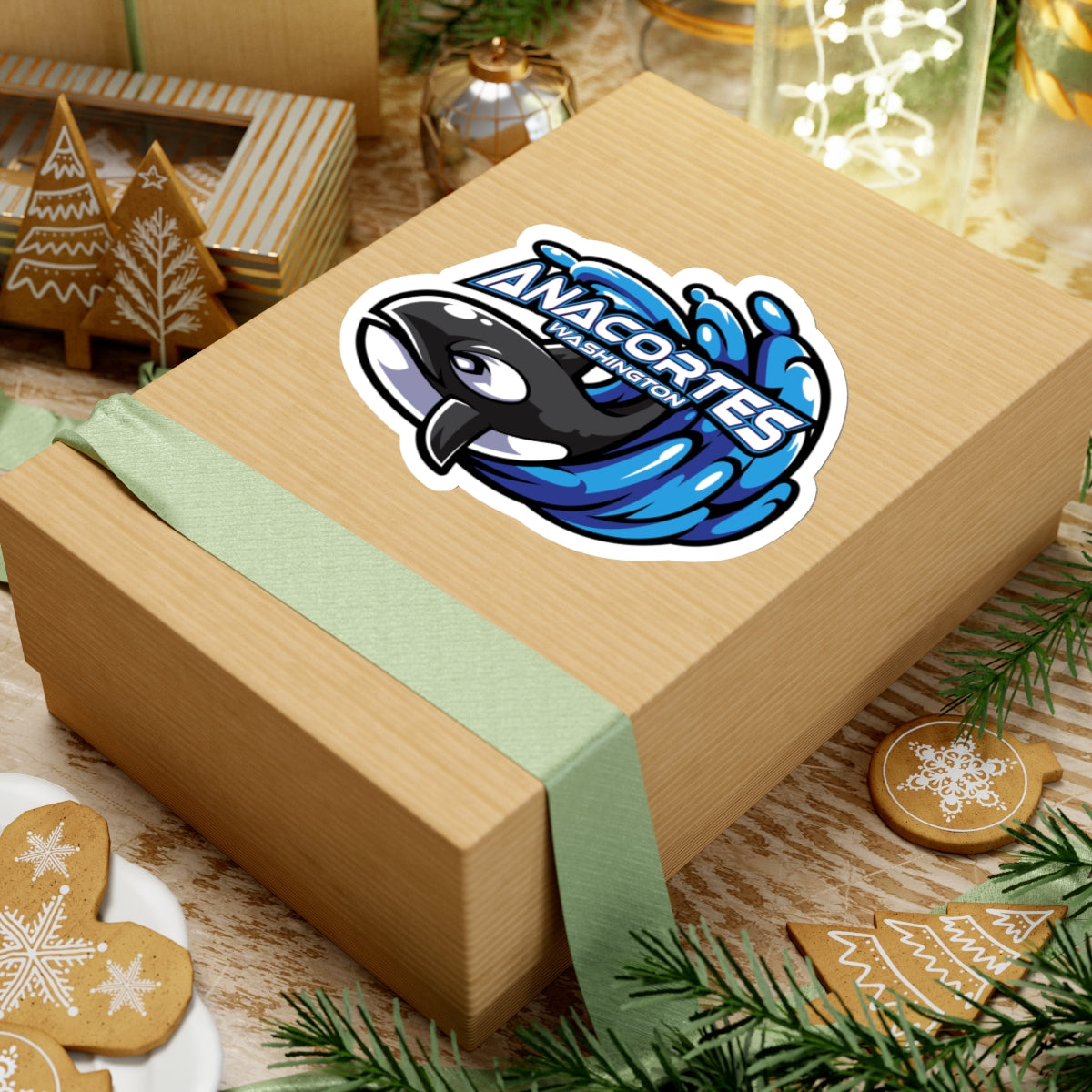 ANACORTES ORCA MASCOT Sticker