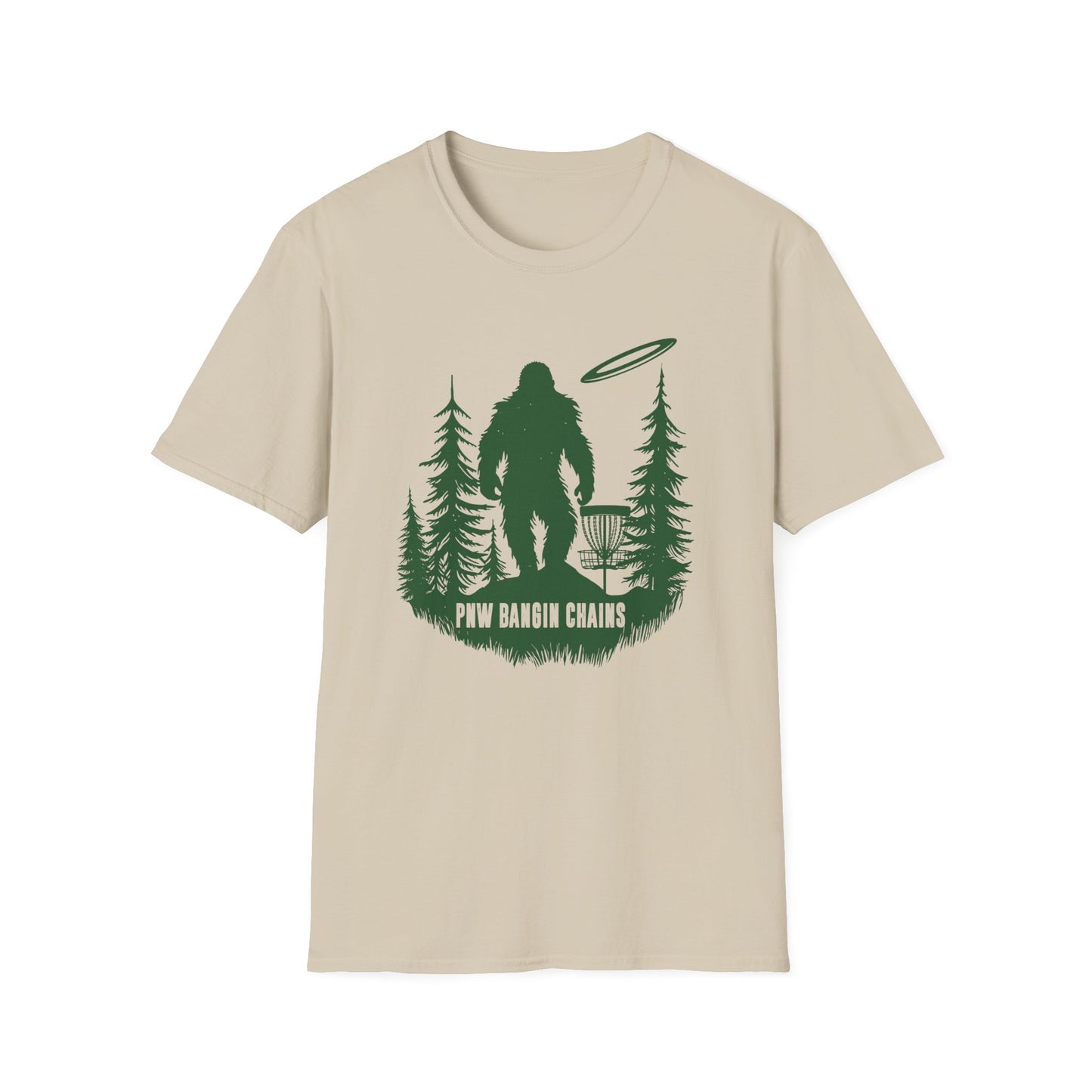PNW BANGIN CHAINS - BIG FOOT Unisex Softstyle T-Shirt