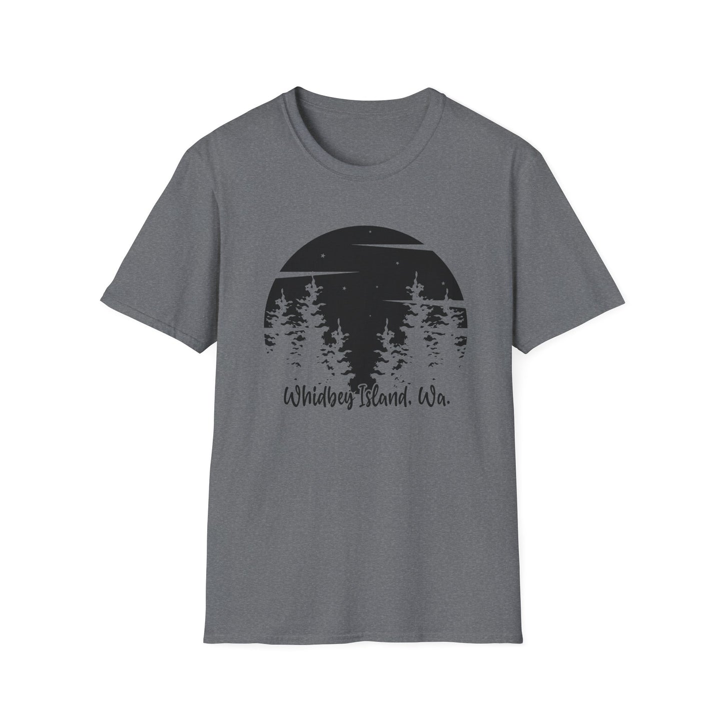 Whidbey Island Moonlight Unisex Softstyle T-Shirt