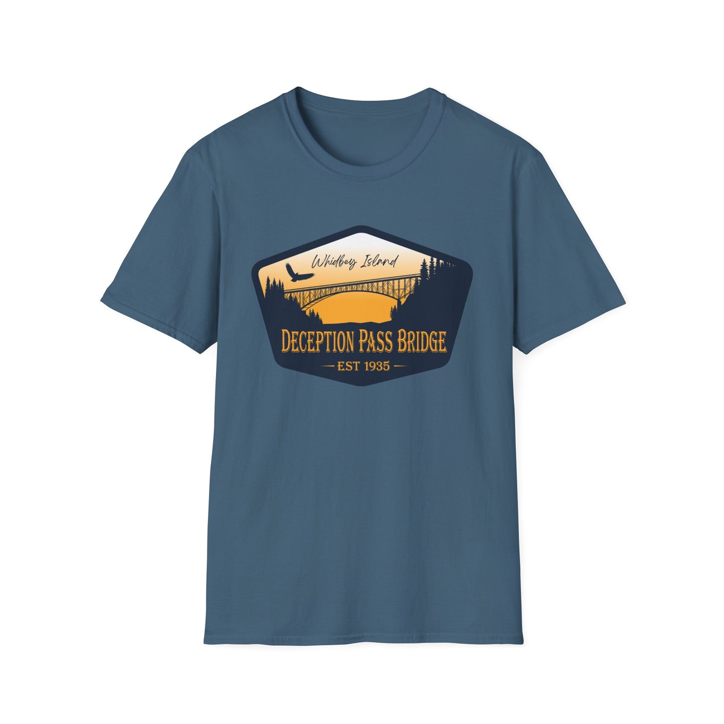 DECEPTION PASS BRIDGE, EST Unisex Softstyle T-Shirt