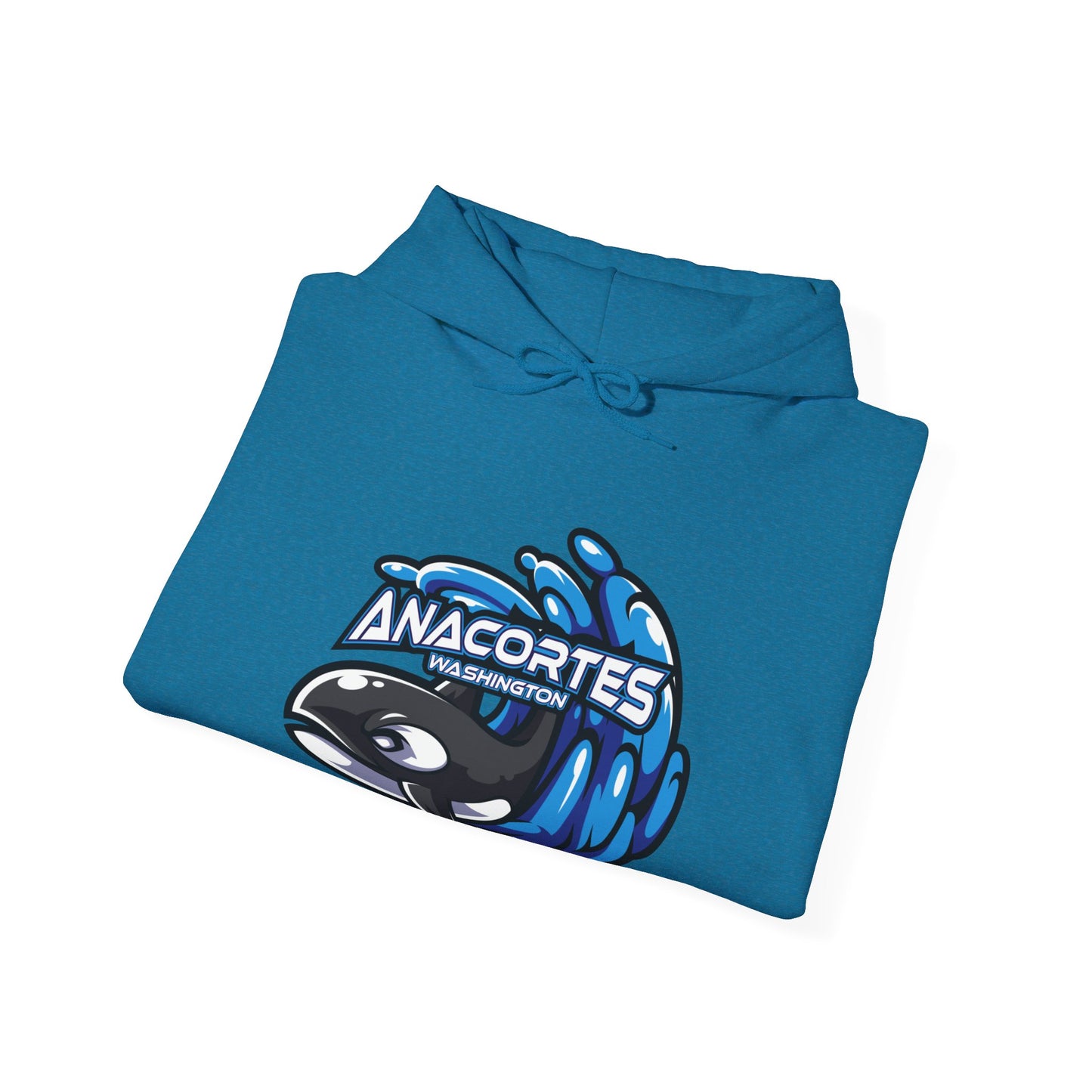 ANACORTES ORCA MASCOT Unisex Heavy Blend™ Hooded Sweatshirt