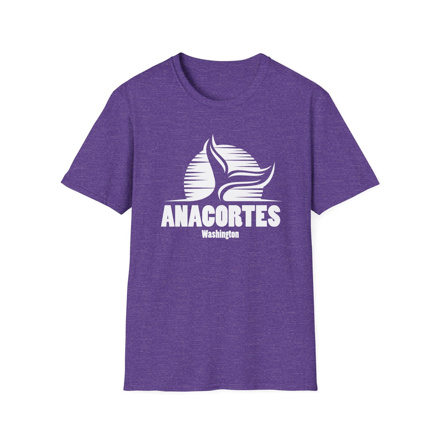 Whale Tail - Anacortes Unisex Softstyle T-Shirt
