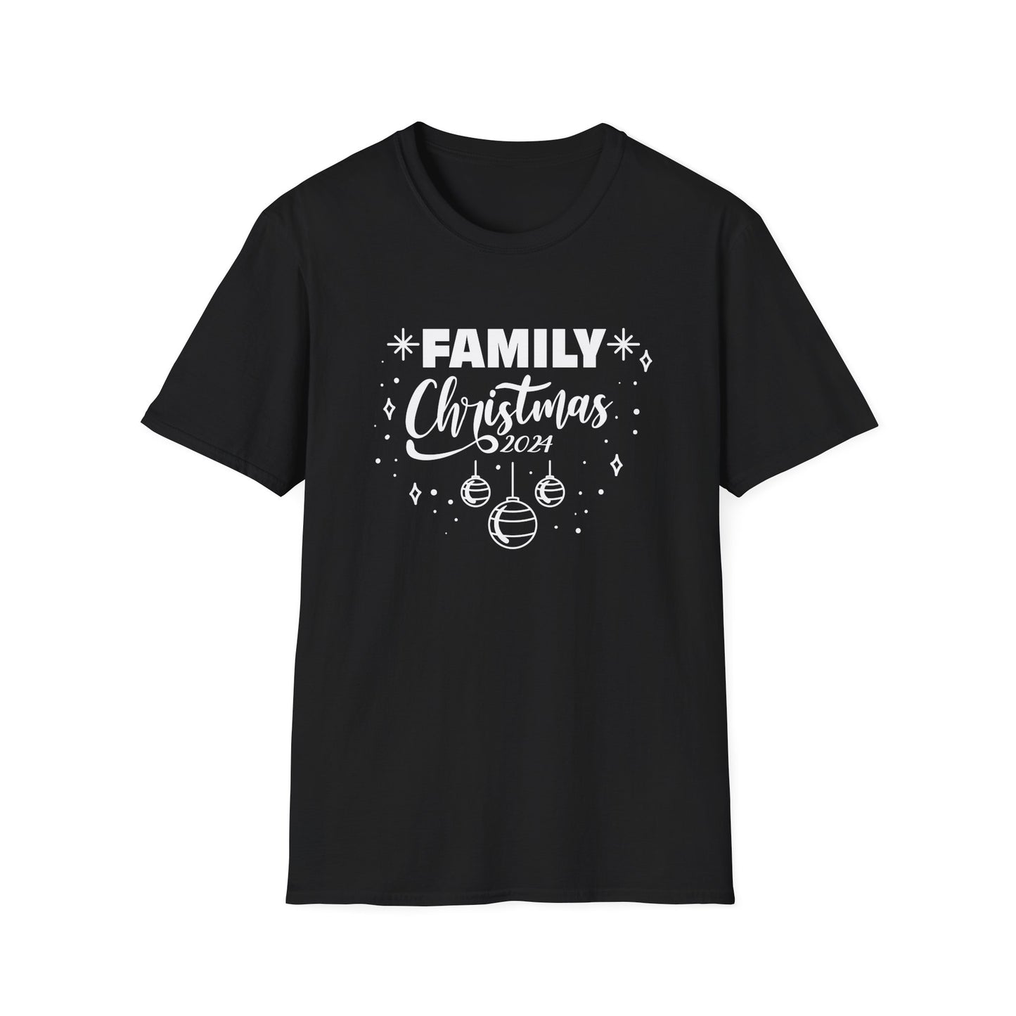 FAMILY CHRISTMAS 2024 Ornaments Unisex Softstyle T-Shirt