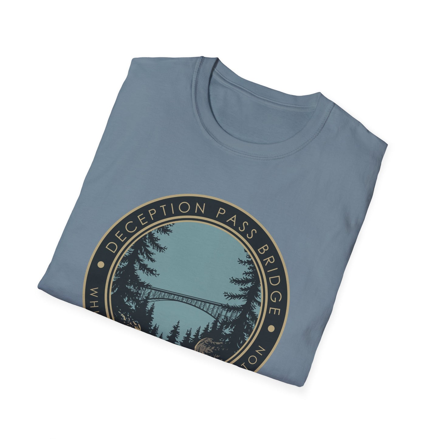 DECEPTION PASS BRIDGE, LOOKOUT Unisex Softstyle T-Shirt