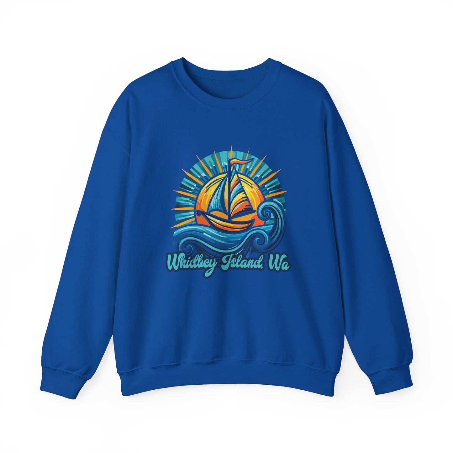 WHIDBEY ISLAND WA Celebrate Unisex Heavy Blend™ Crewneck Sweatshirt