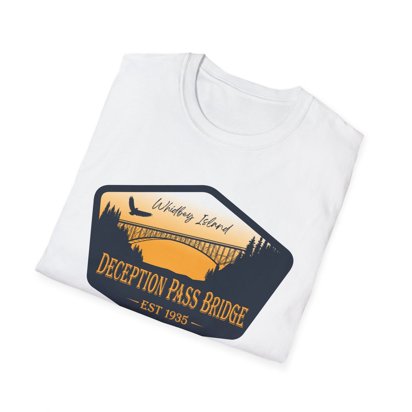 DECEPTION PASS BRIDGE, EST Unisex Softstyle T-Shirt