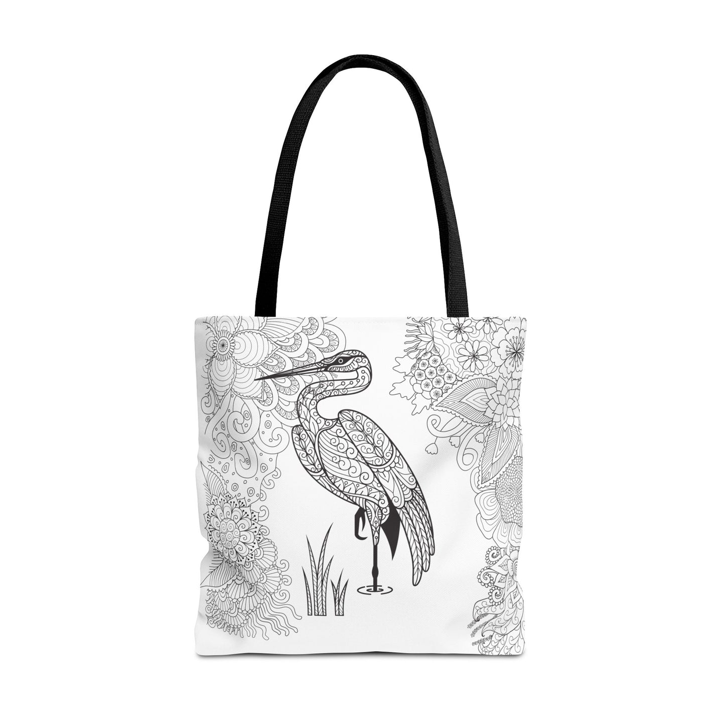 COLOR ME HERON Tote Bag