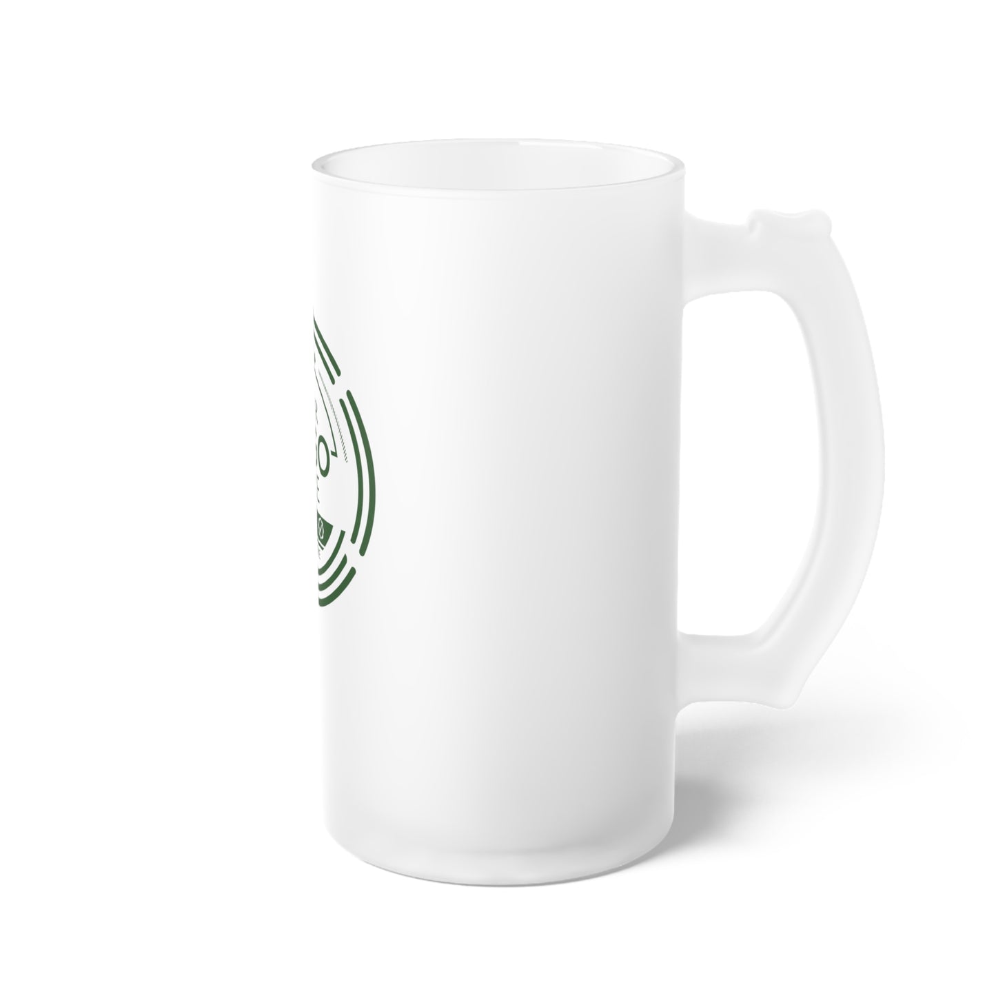 YOUR LOGO HERE! Frosted Glass Beer Mug