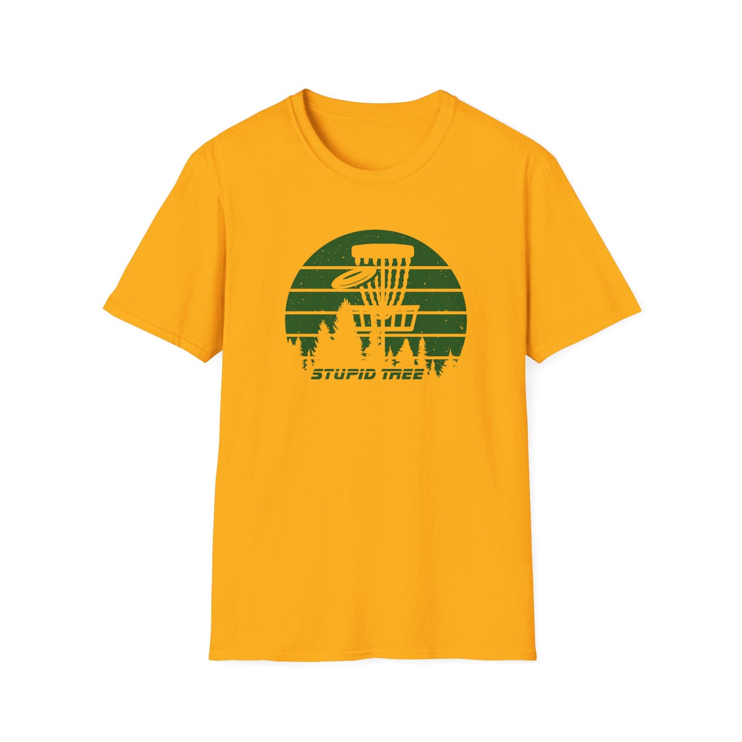 STUPID TREE DISC GOLF Unisex Softstyle T-Shirt