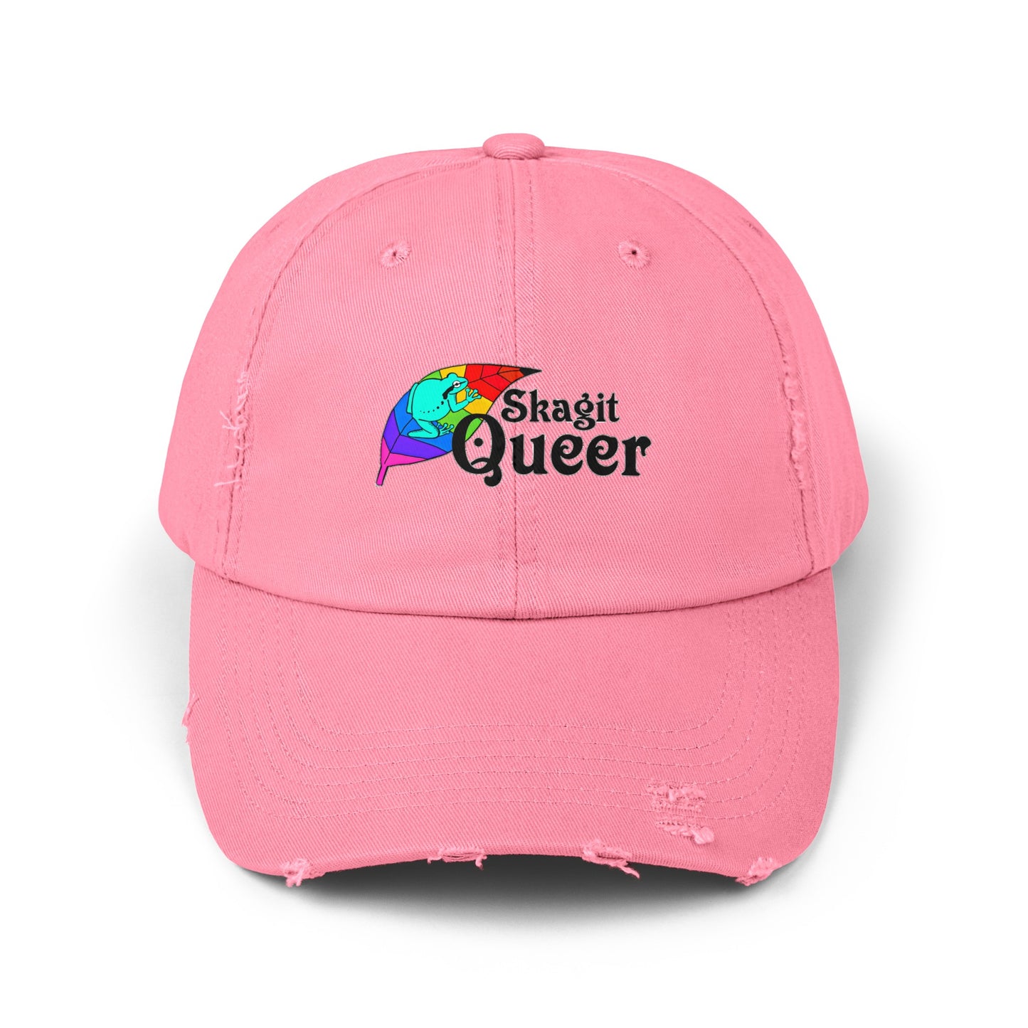 SKAGIT QUEER Unisex Distressed Cap