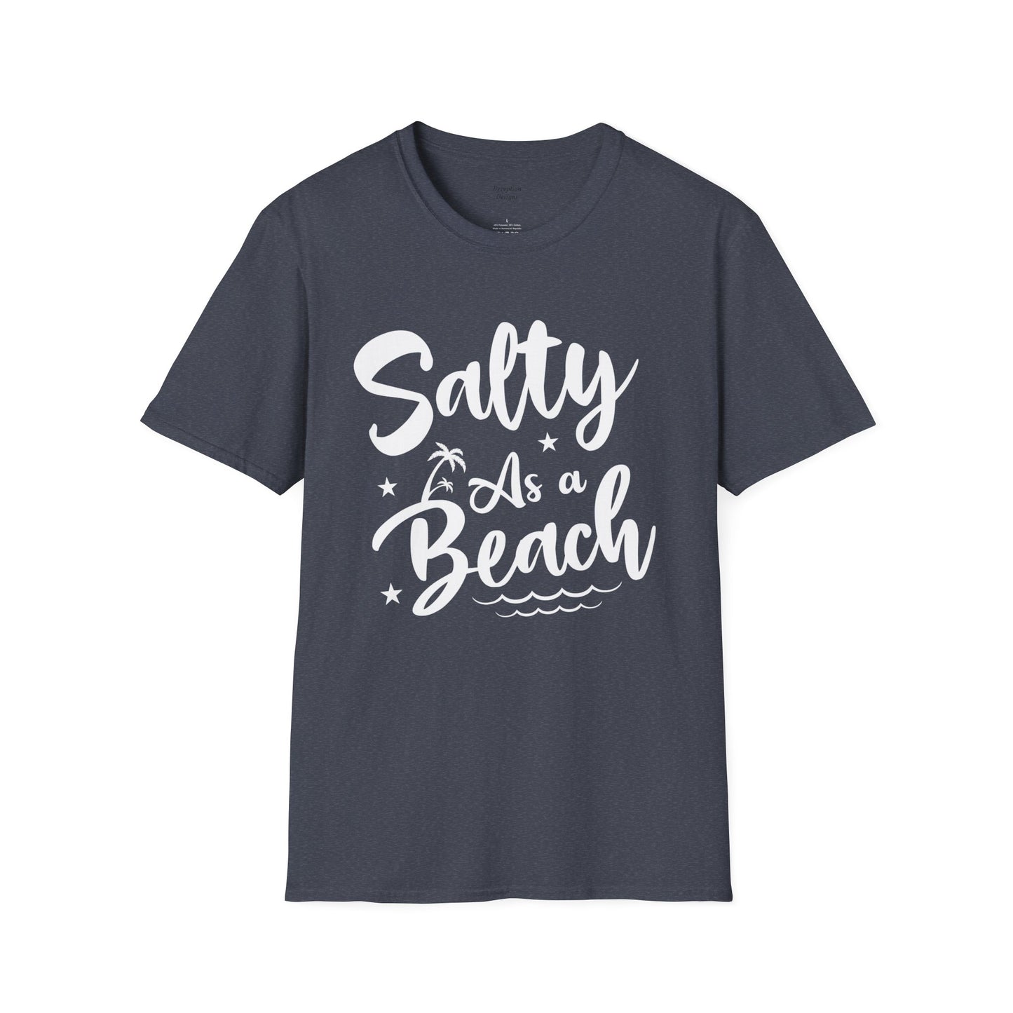 SALTY AS A BEACH Unisex Softstyle T-Shirt - Bulk
