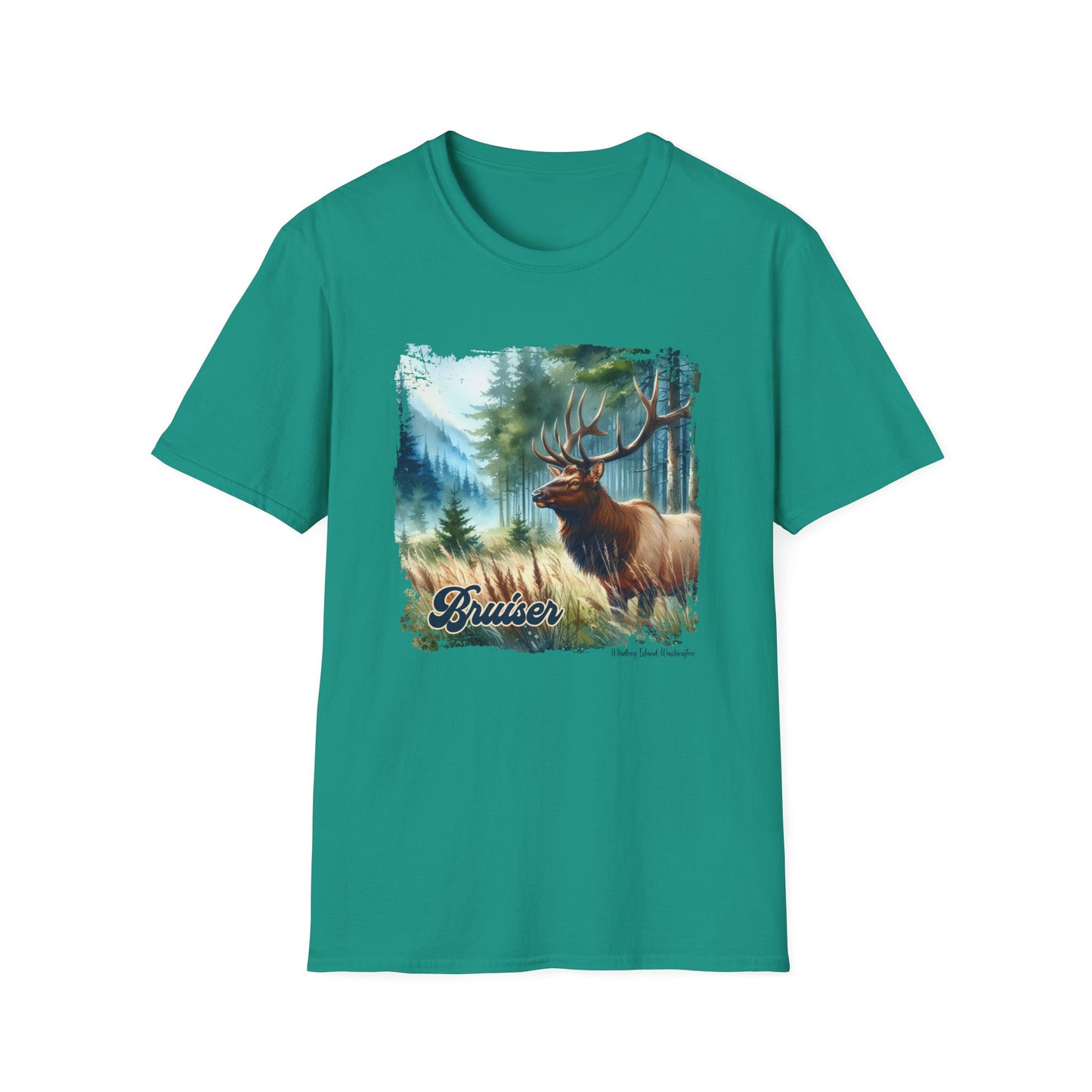 5 Bruiser - Whidbey Island Elk - Unisex Softstyle T-Shirt