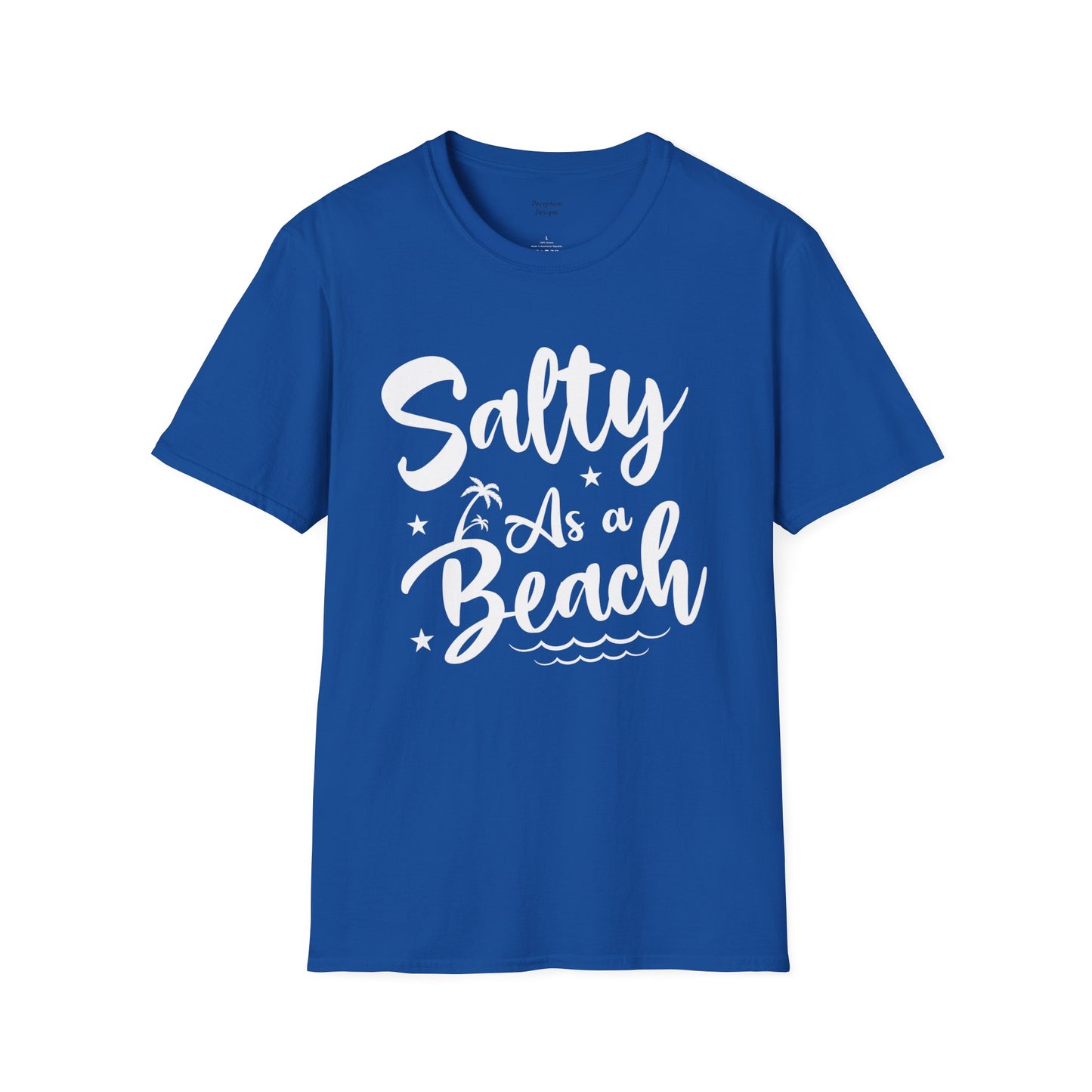 SALTY AS A BEACH Unisex Softstyle T-Shirt - Bulk