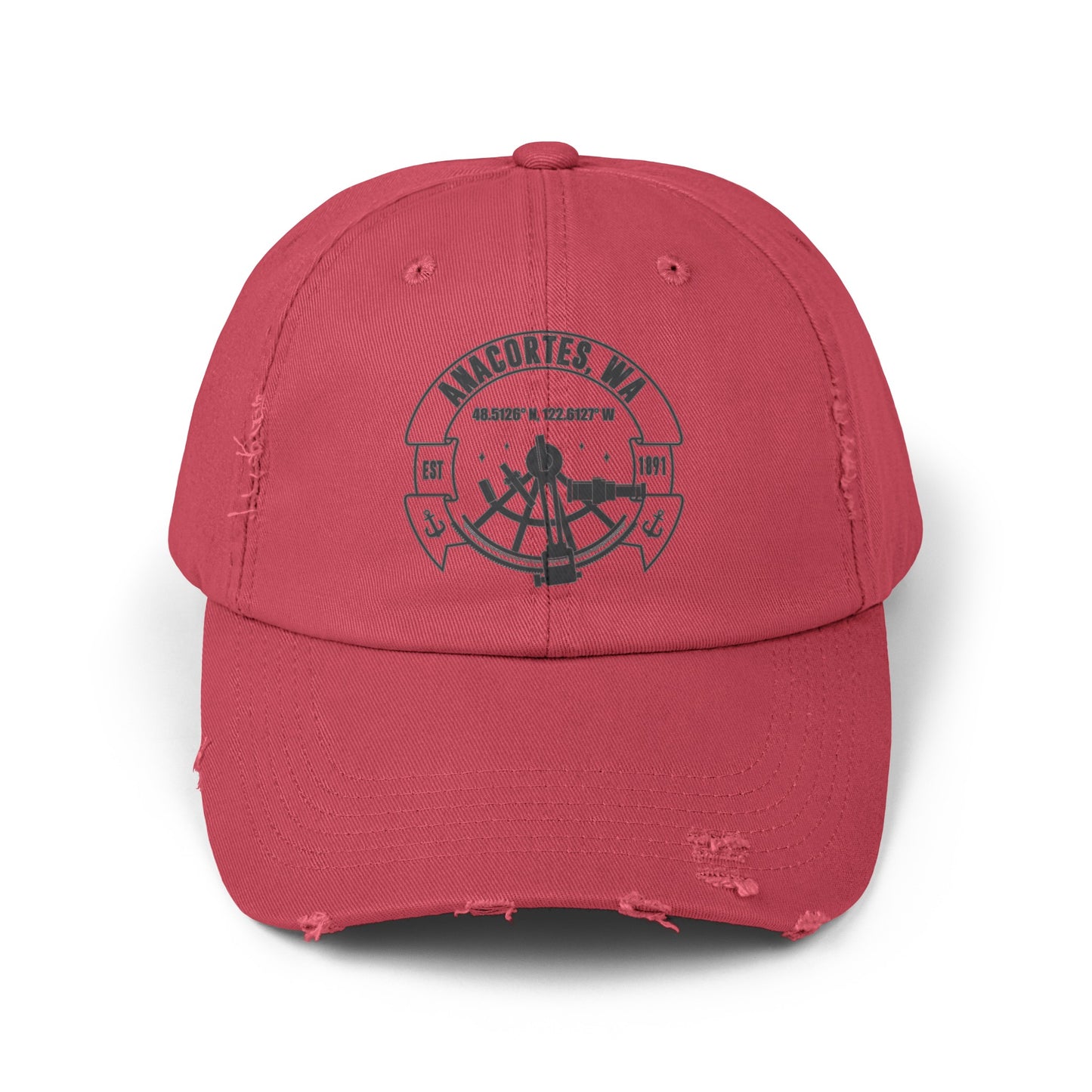 Anacortes Coordinates Unisex Distressed Cap