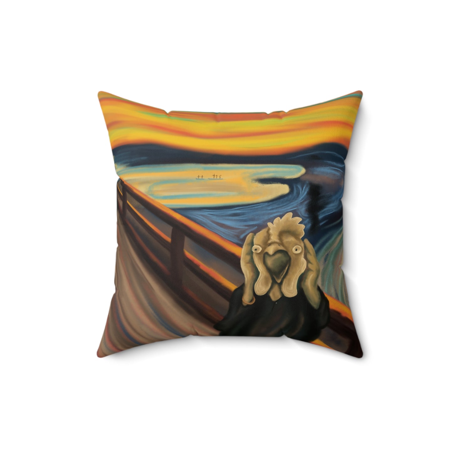 THE CLUCK BY MONUES Polyester Square Pillow
