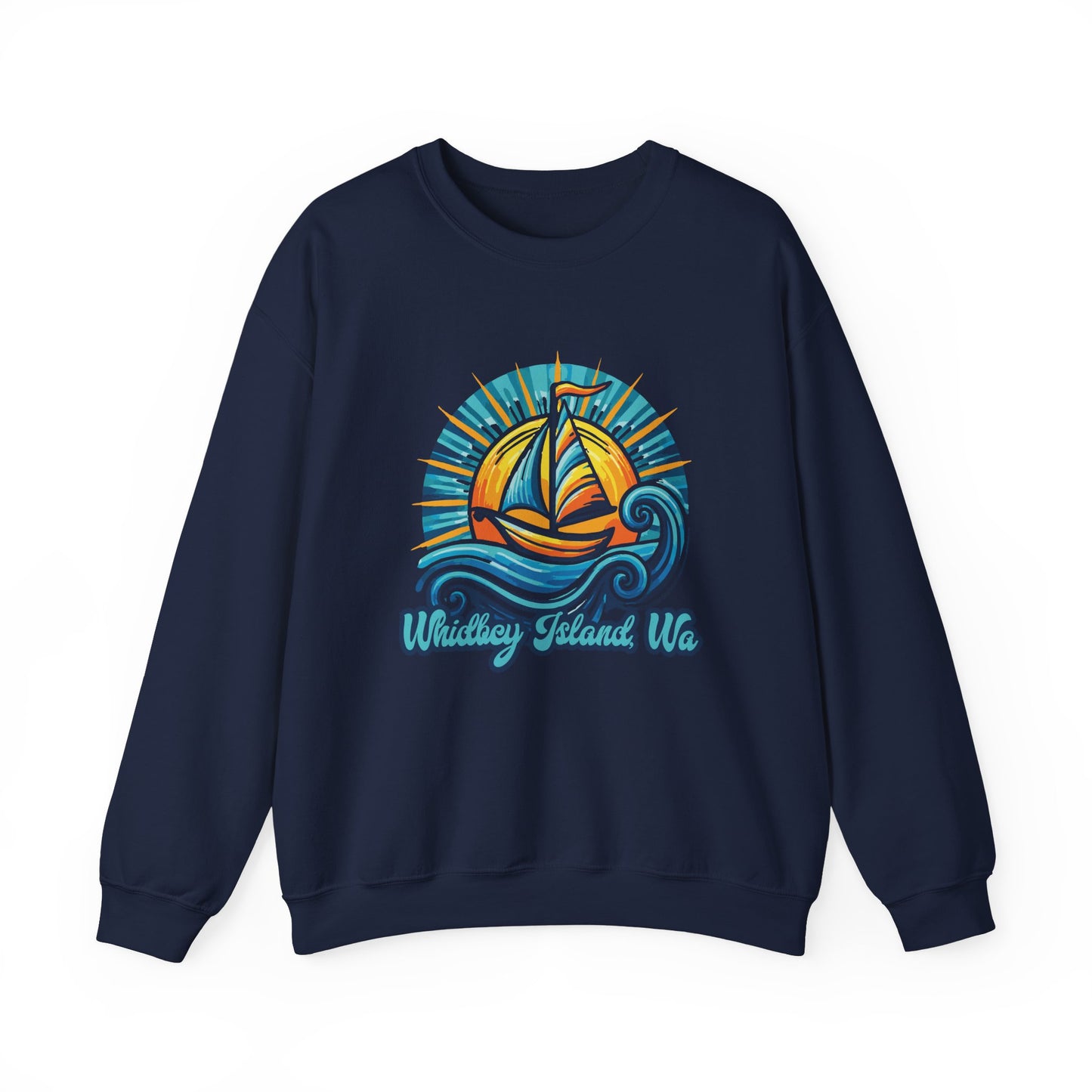 WHIDBEY ISLAND WA Celebrate Unisex Heavy Blend™ Crewneck Sweatshirt