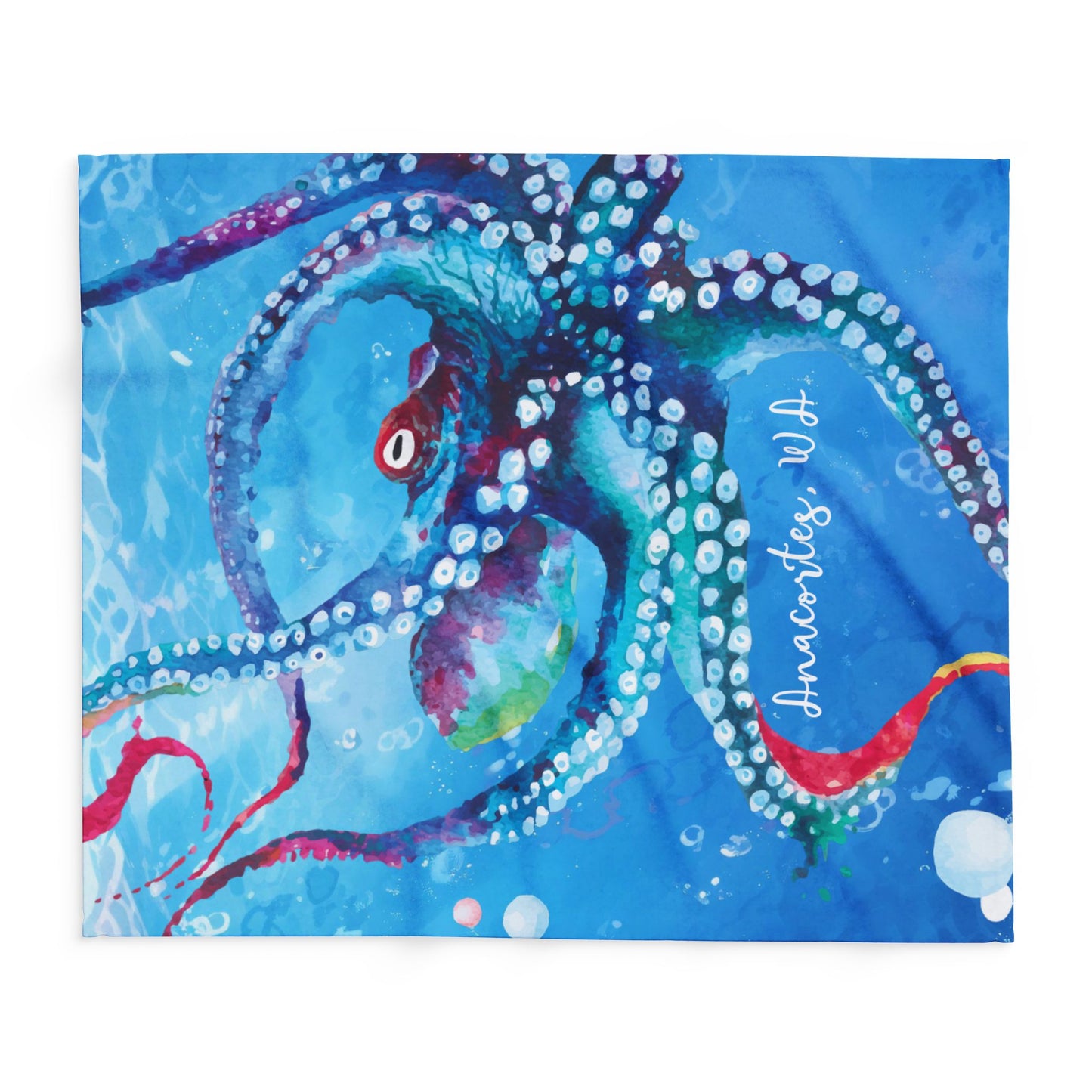 OCTOPUS DREAM - Anacortes Arctic Fleece Blanket
