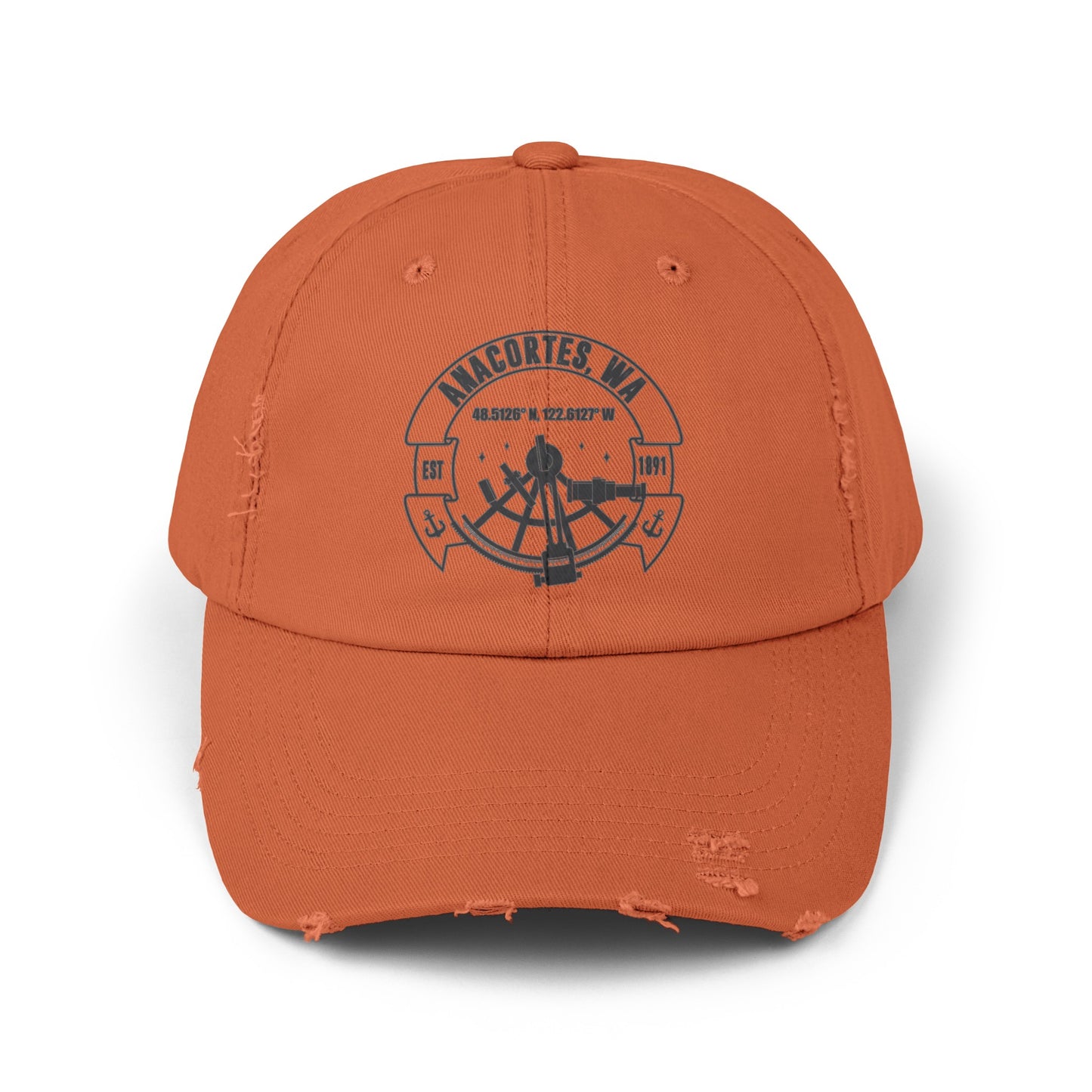 Anacortes Coordinates Unisex Distressed Cap