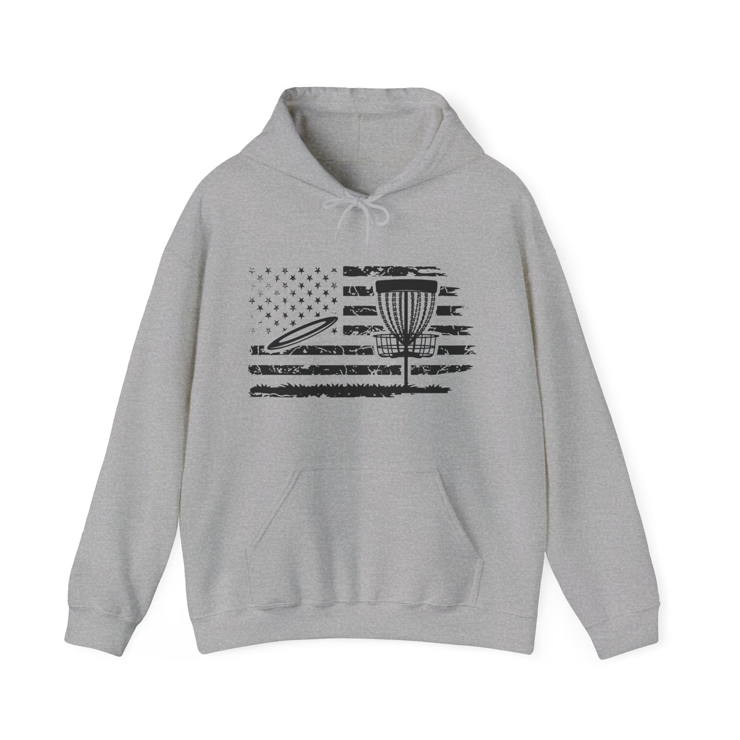 FLAG USA - DISC GOLF Unisex Heavy Blend™ Hooded Sweatshirt