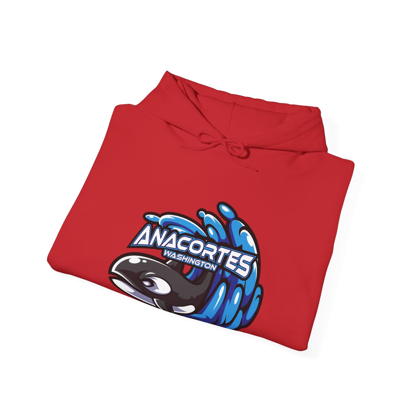 ANACORTES ORCA MASCOT Unisex Heavy Blend™ Hooded Sweatshirt