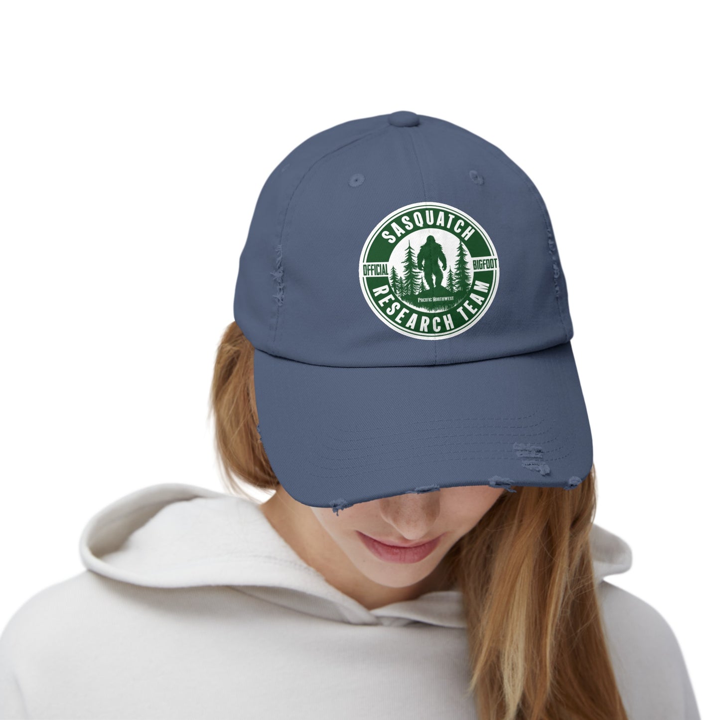 SASQUATCH - PNW Unisex Distressed Cap