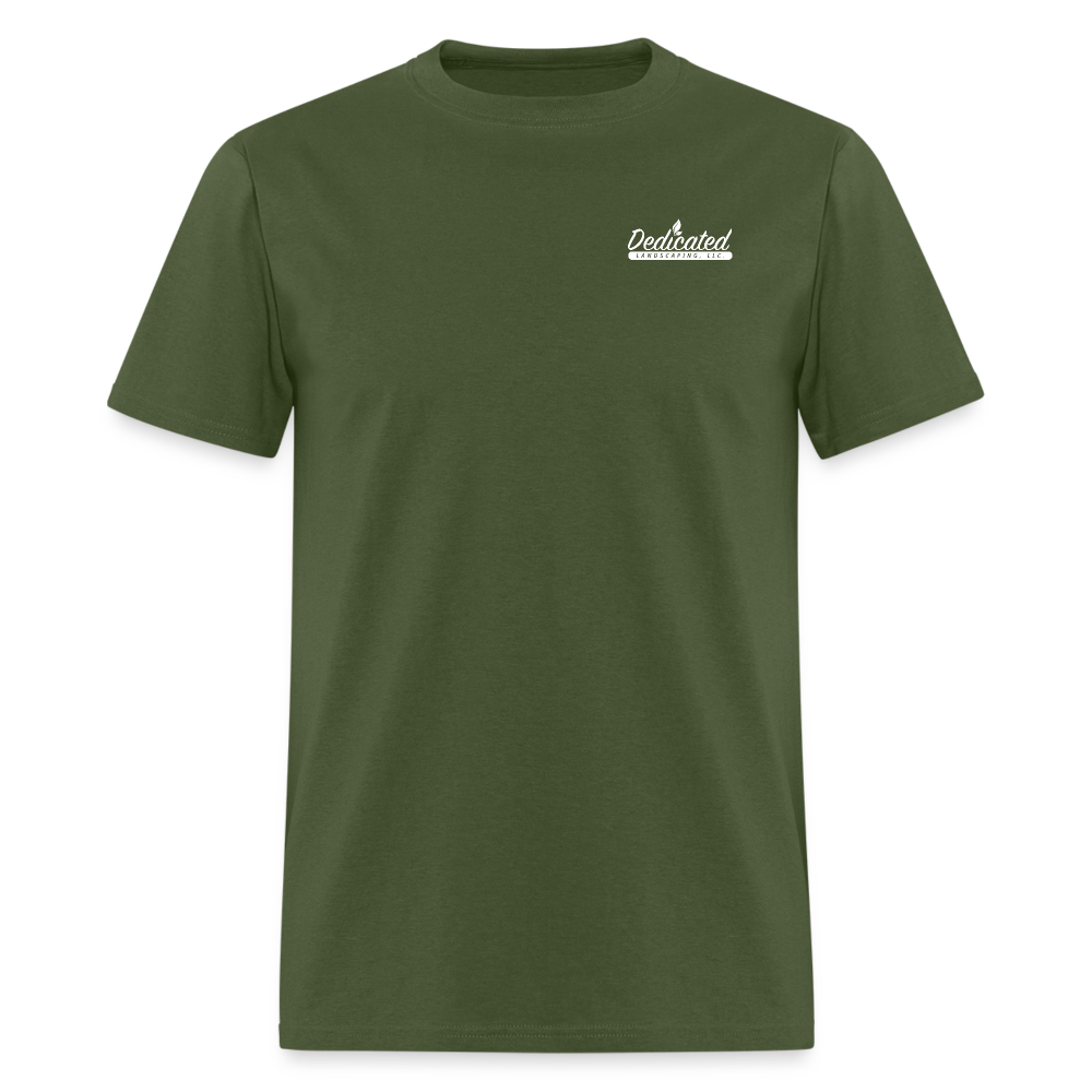 DEDICATED LANDSCAPING Unisex Classic T-Shirt - military green
