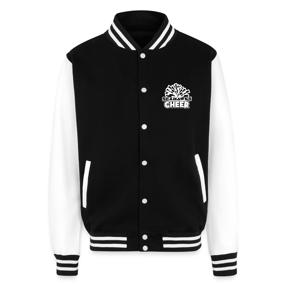 SEAHAWKS CHEER Letterman Jacket HUTCHINGS - black/white