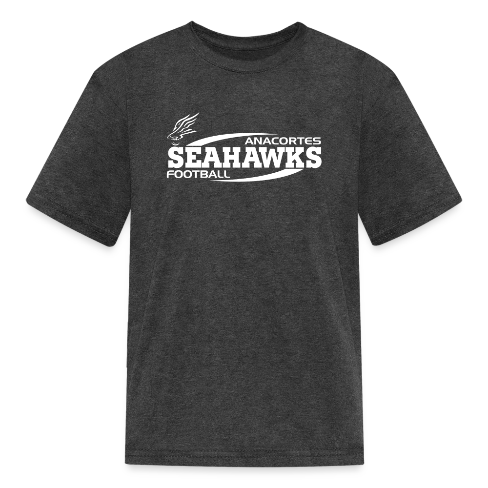 FOOTBALL Kids' T-Shirt - heather black