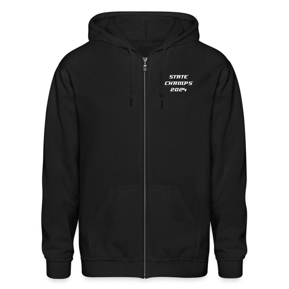 ANACORTES SEAHAWKS STATE CHAMP Adult Zip Hoodie - black