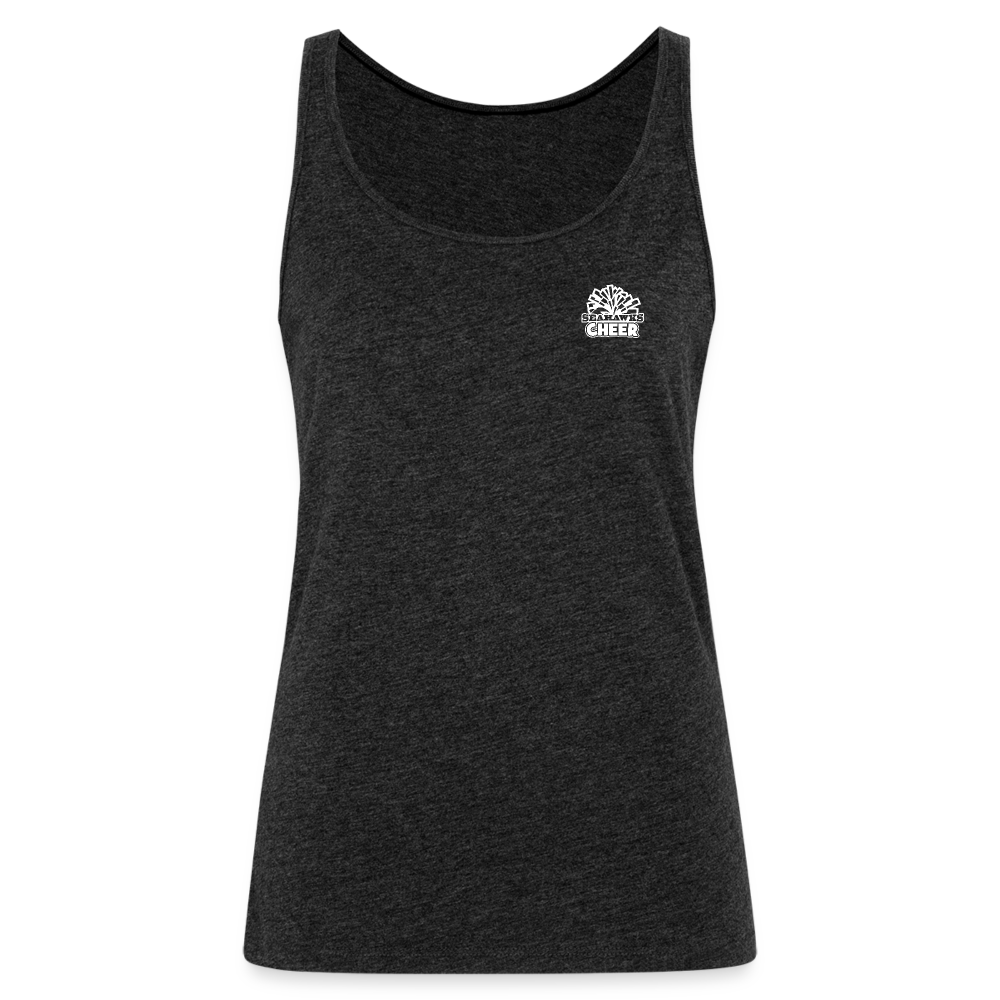 SEAHAWKS CHEER Women’s Premium Tank Top - charcoal grey