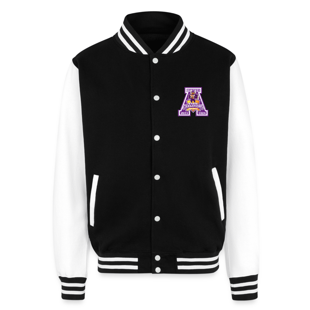 ANACORTES SEAHAWKS STATE CHAMP Letterman Jacket - black/white