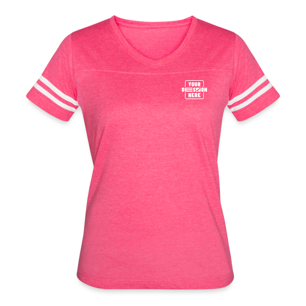 CATALOG Women’s Vintage Sport T-Shirt - vintage pink/white