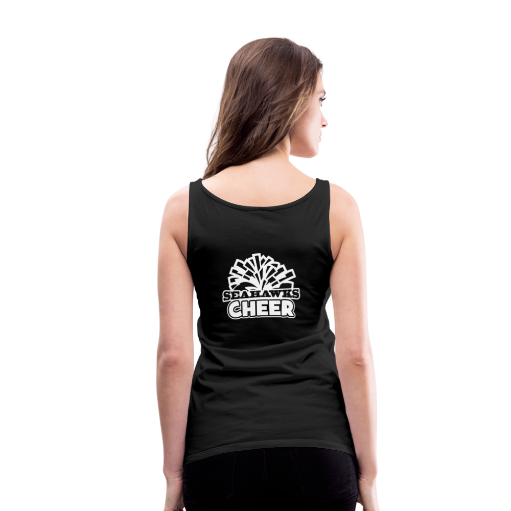SEAHAWKS CHEER Women’s Premium Tank Top - black