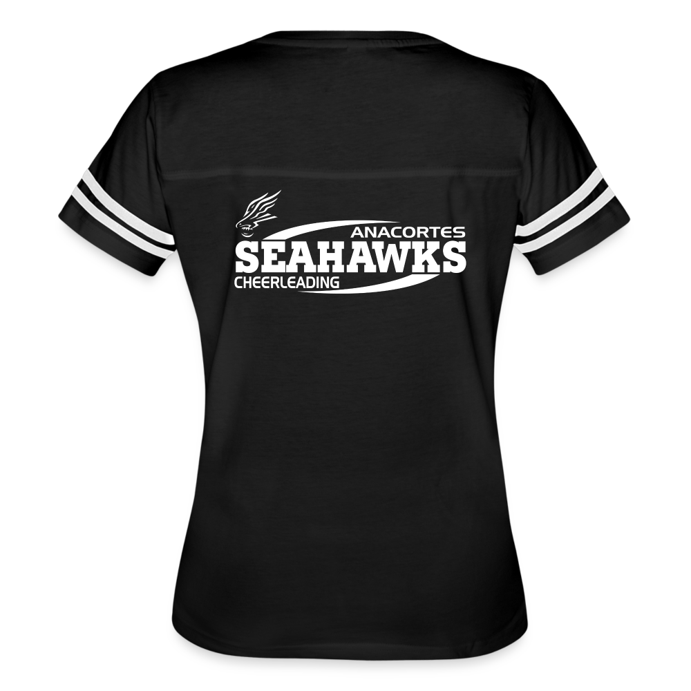 *ANACORTES SEAHAWKS CHEER Women’s Sport T-Shirt - black/white