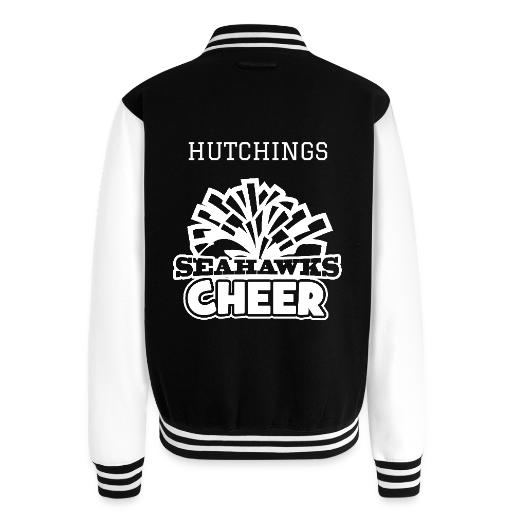 SEAHAWKS CHEER Letterman Jacket HUTCHINGS - black/white