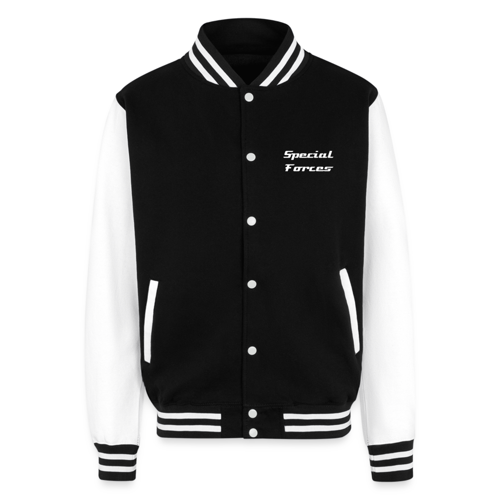 SPECIAL FORCES FLYBALL Letterman Jacket - black/white