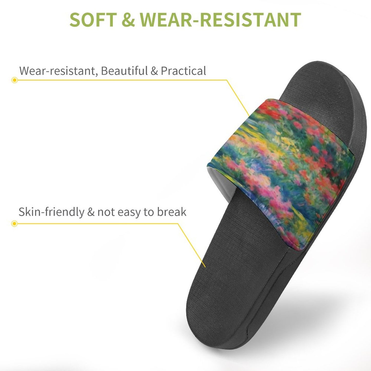 WILDFLOWER POND UnisexPVC Slippers