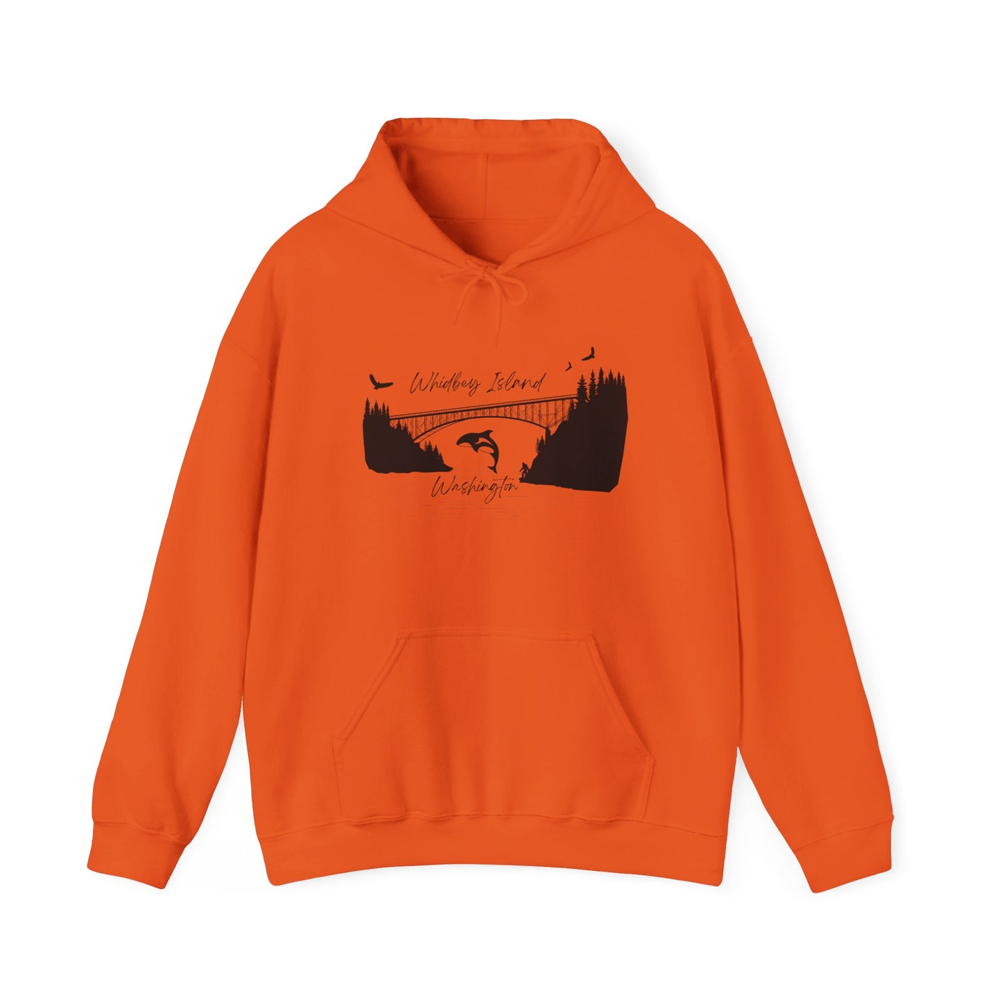 DECEPTION PASS BRIDGE, SCENE Unisex Heavy Blend™ Hooded Sweatshirt