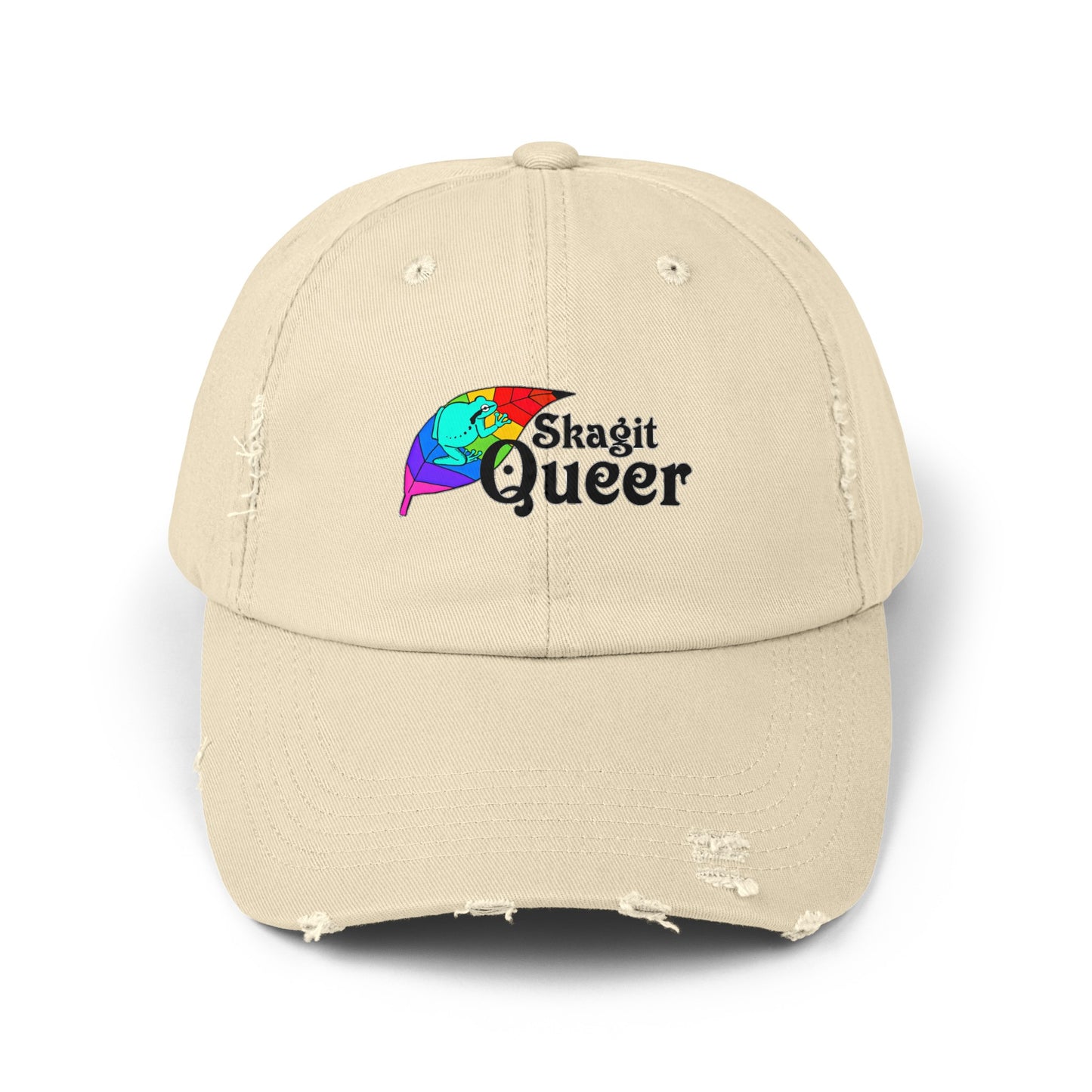 SKAGIT QUEER Unisex Distressed Cap