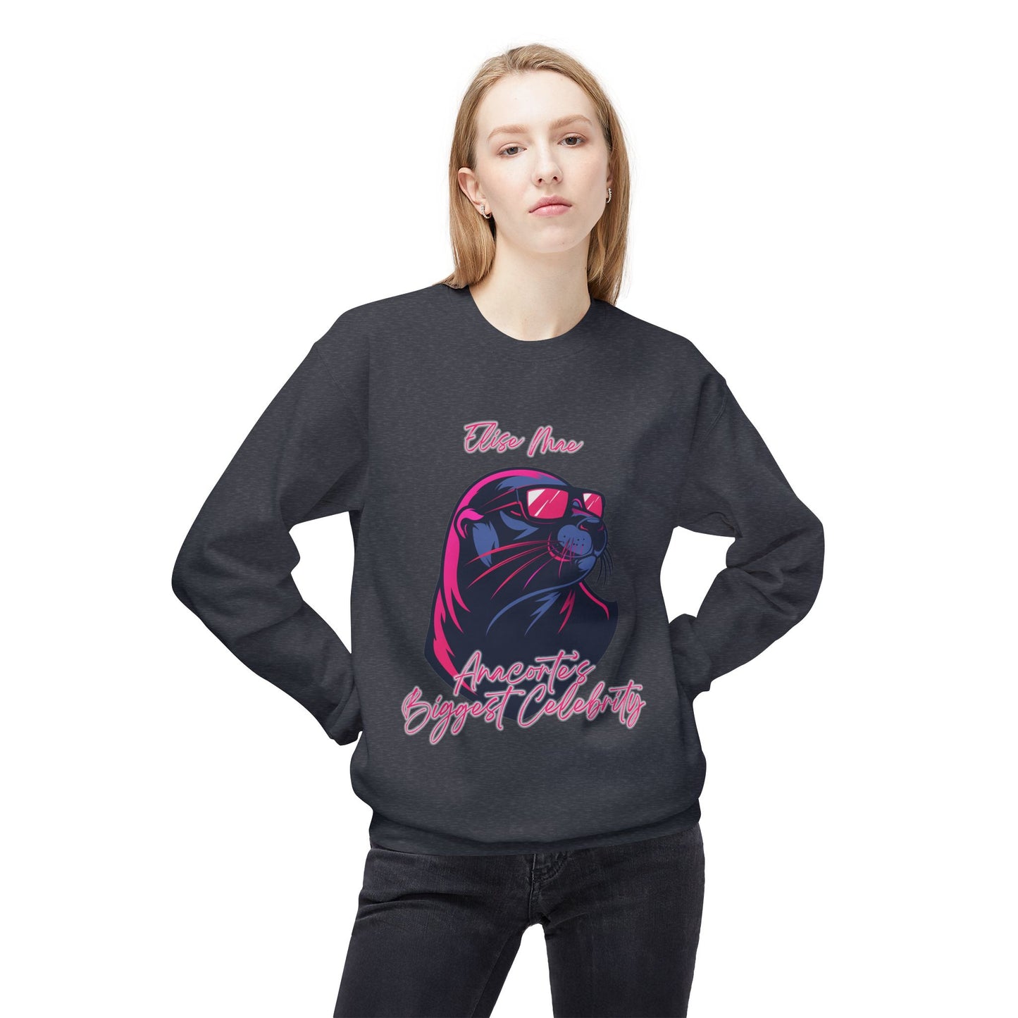ELSIE MAE CELEBRITY Unisex Midweight Softstyle Fleece Crewneck Sweatshirt