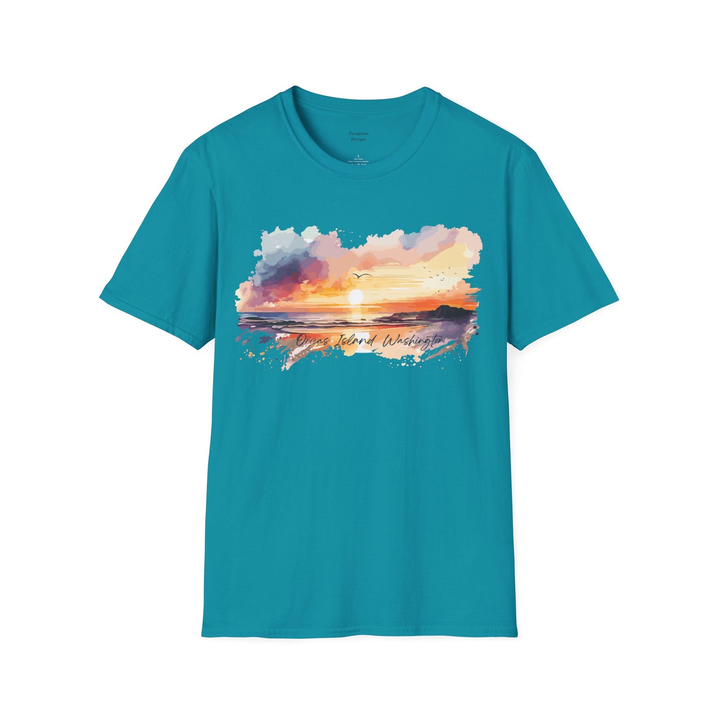 ORCAS ISLAND - Beach View Island Vibes Unisex Softstyle T-Shirt