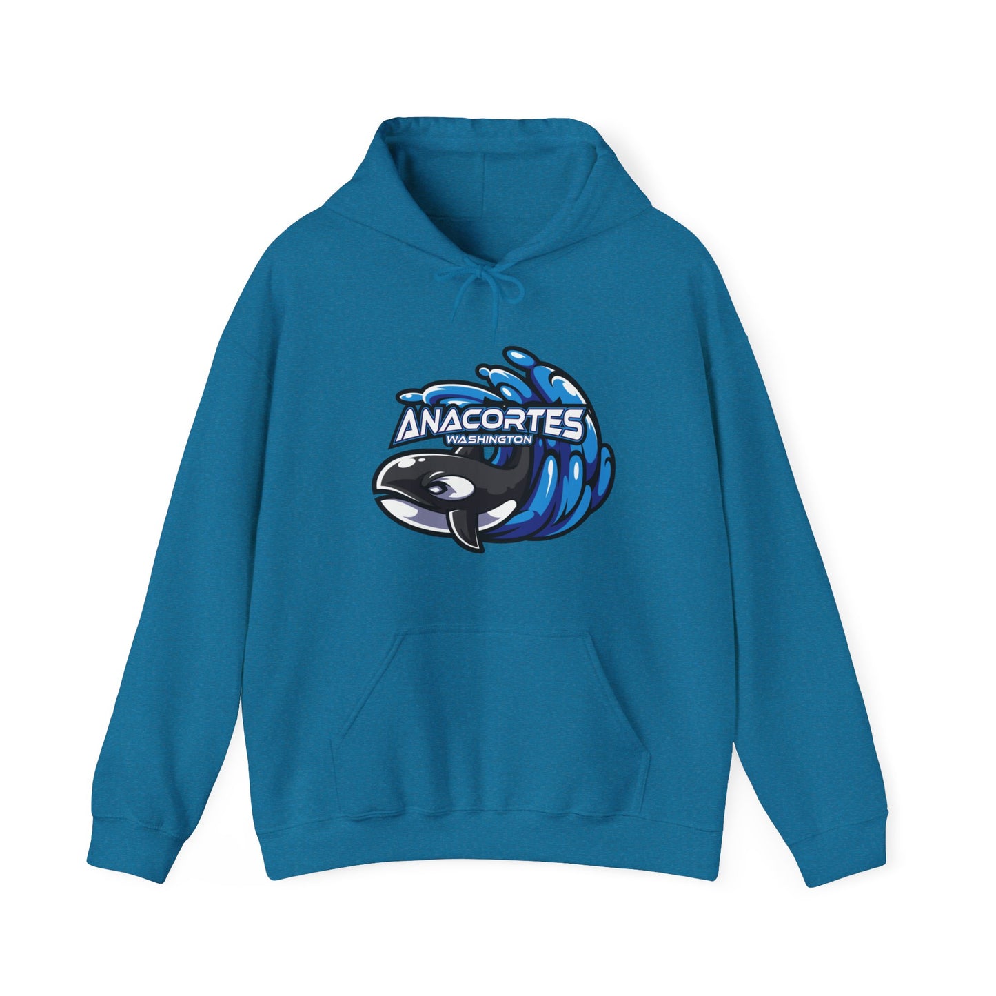 ANACORTES ORCA MASCOT Unisex Heavy Blend™ Hooded Sweatshirt