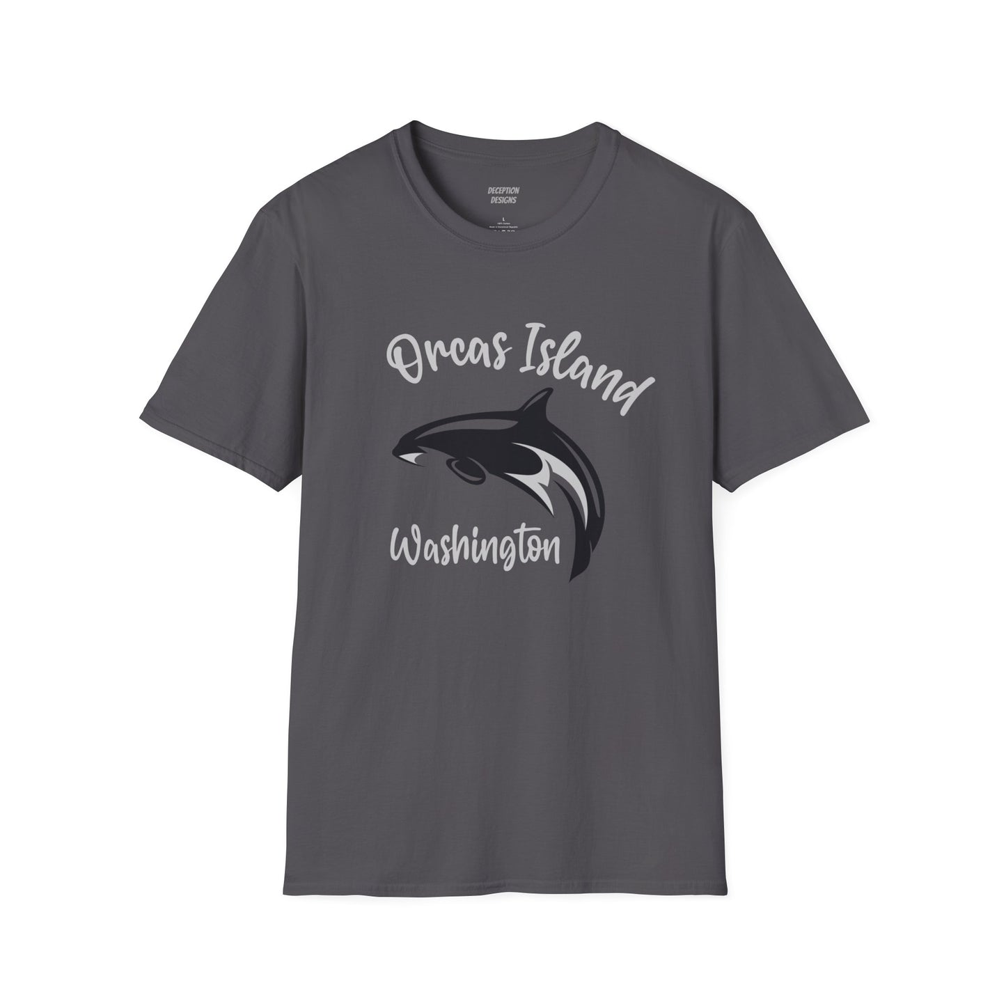 ORCA ORCAS ISLAND - Compass Unisex Softstyle T-Shirt