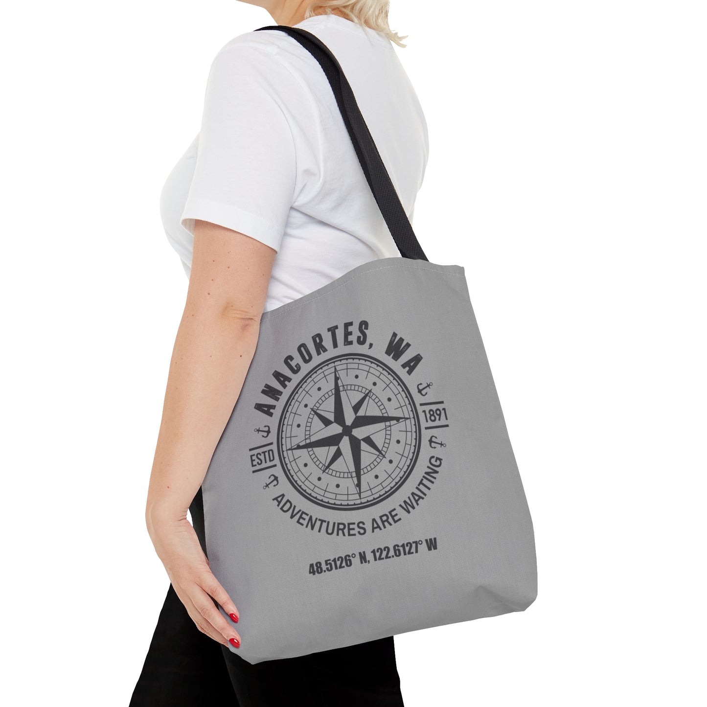 Anacortes Compass Tote Bag